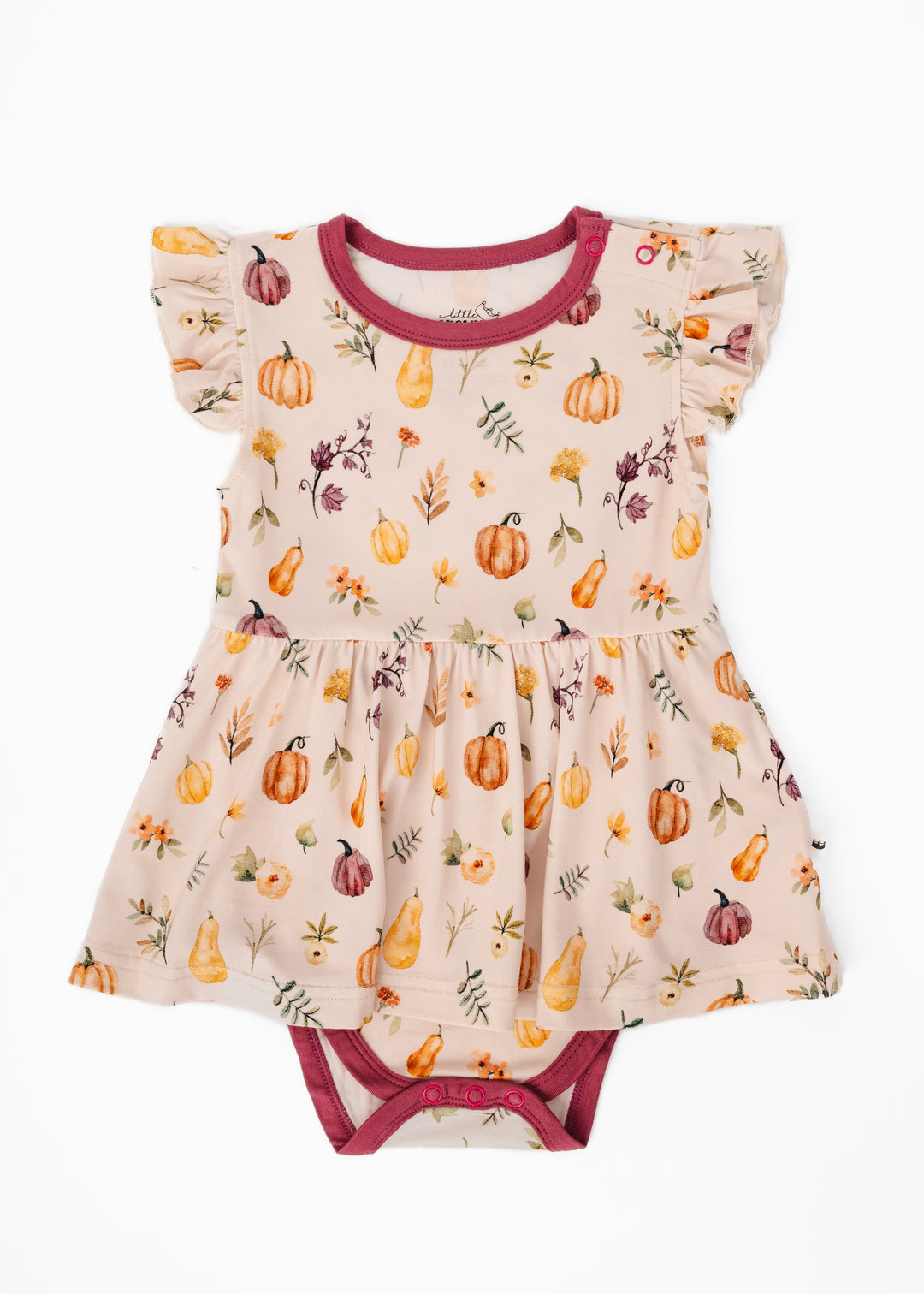 Pretty Pumpkins Bamboo Flutter Dress