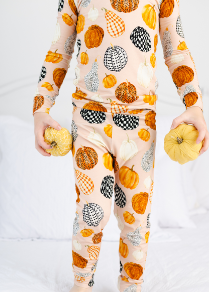 Patterned Pumpkins Jammies