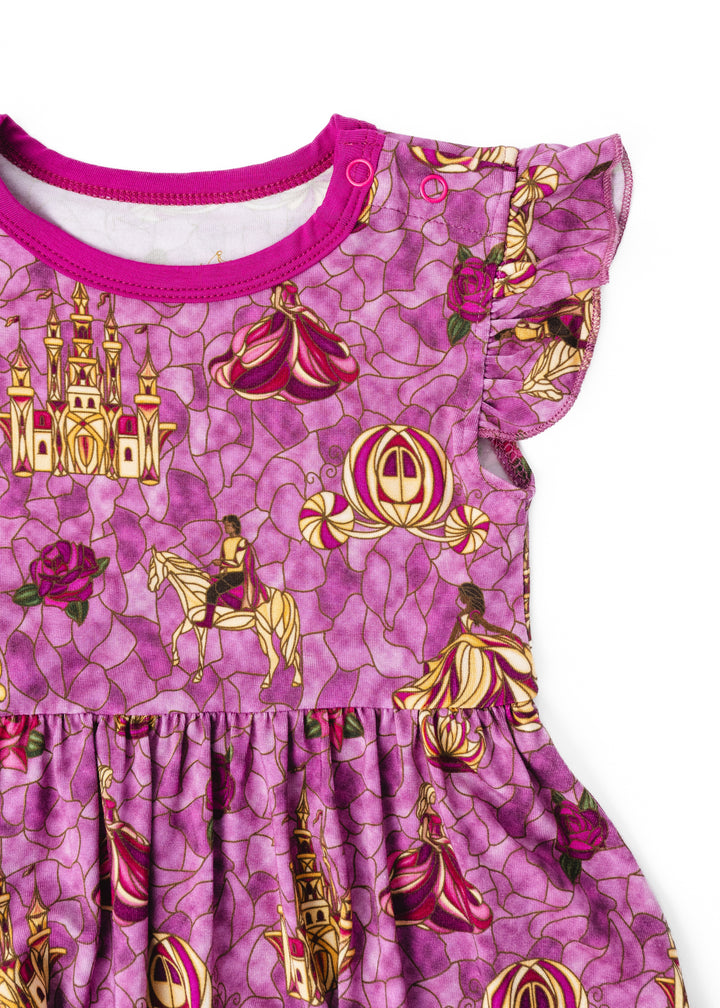 Royal Stained Glass Flutter Dress