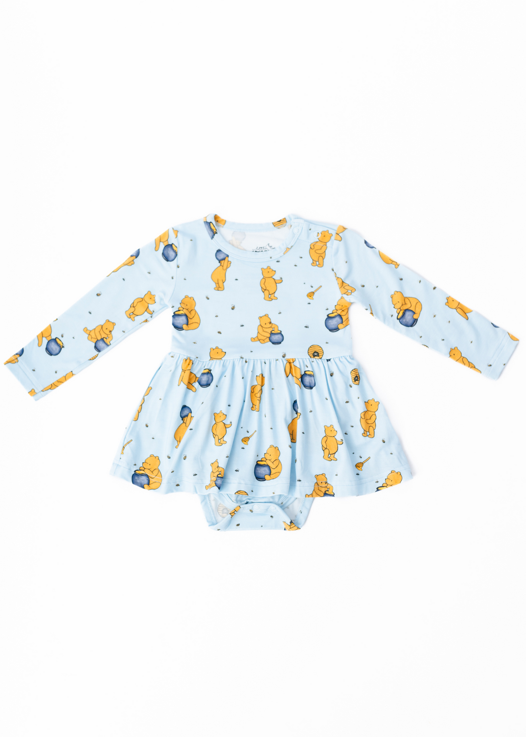 Hunny Pot Blue Long Sleeve Baby Dress