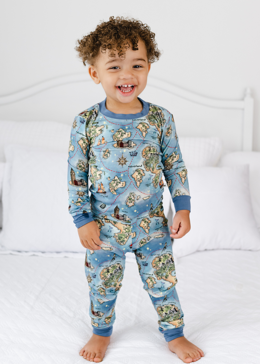 Sea breeze -  Keepsake Set <br> Kids Peter-Pan Cotton Pajama Set main image 1
