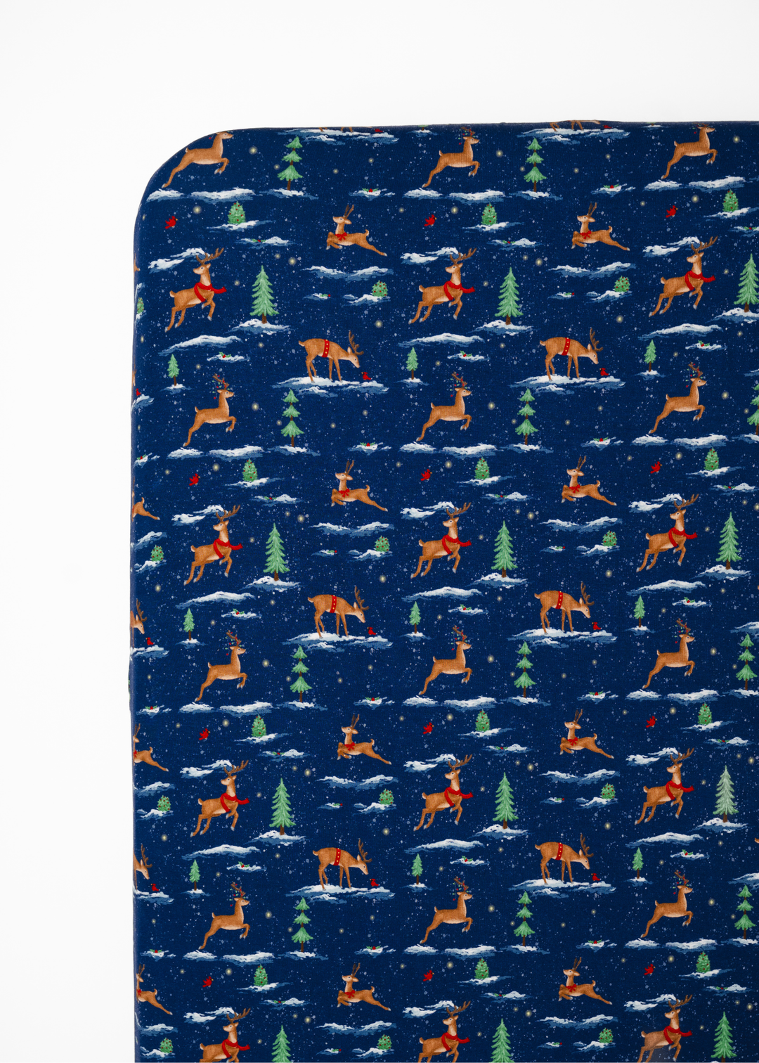*PREORDER* Reindeer Christmas Bamboo Crib Sheet