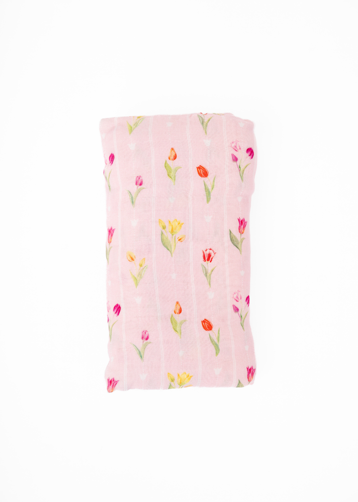 Ann Christine Floral Swaddle Blanket