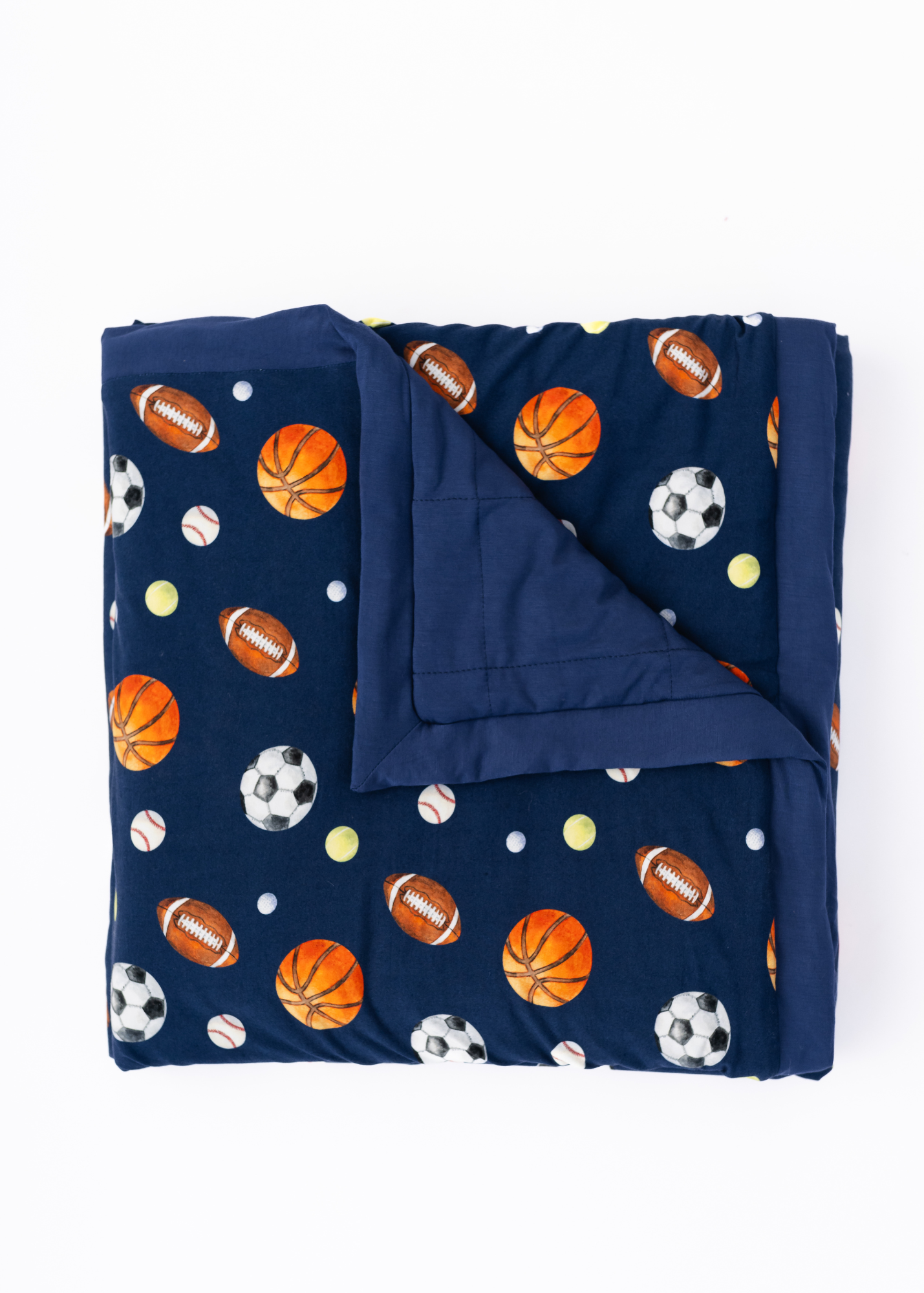 Game Day Sports Large Quilted Bamboo Blanket