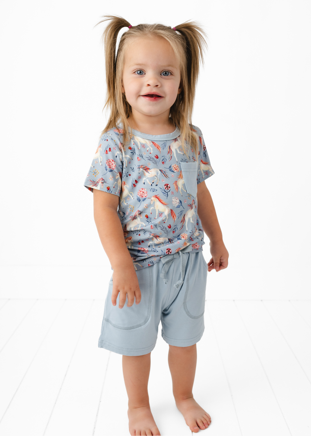 Unicorns Pocket Tee & Short Sets