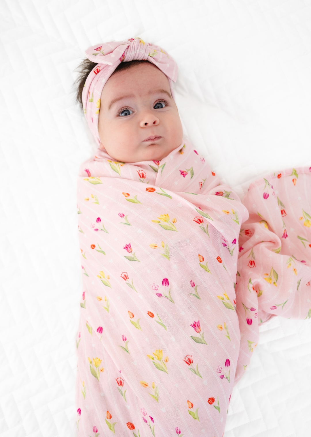 Ann Christine Floral Swaddle Blanket
