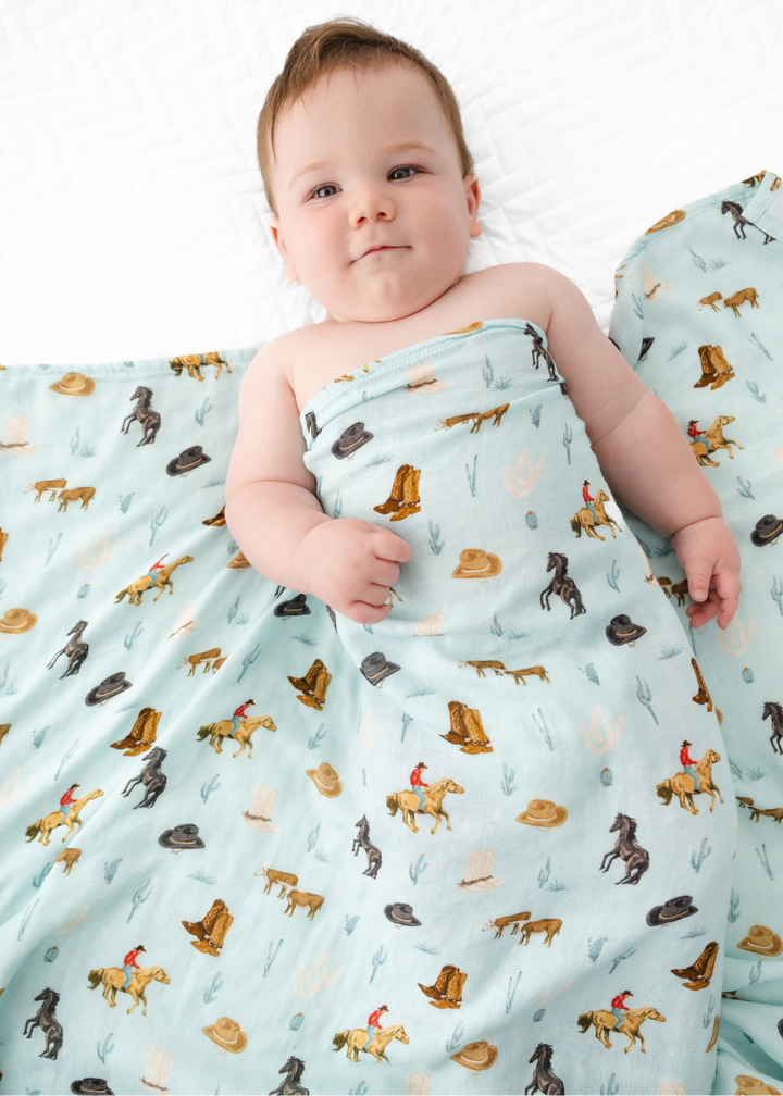 Western Swaddle Blanket