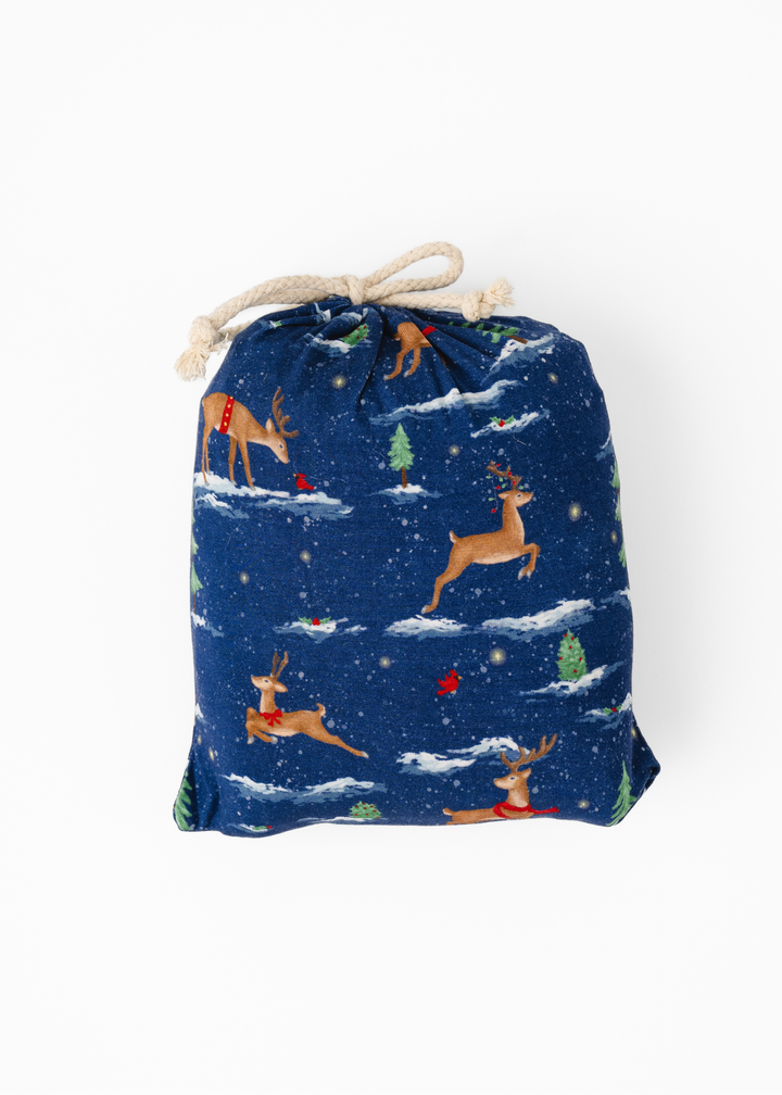 *PREORDER* Reindeer Christmas Bamboo Crib Sheet
