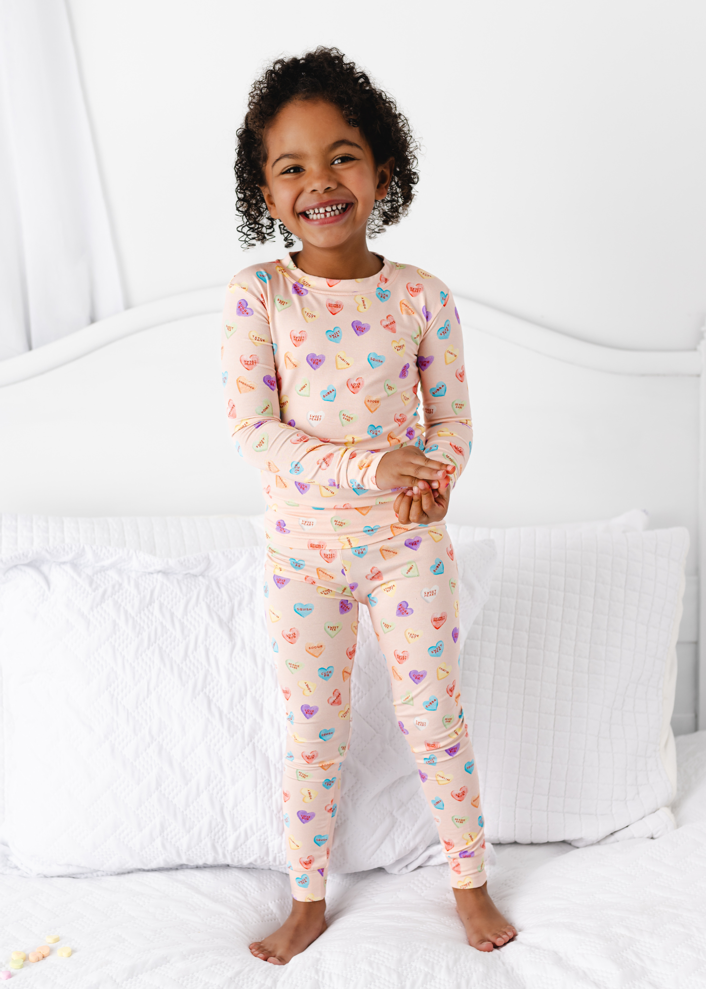 Sweetheart Pink Bamboo Jammies