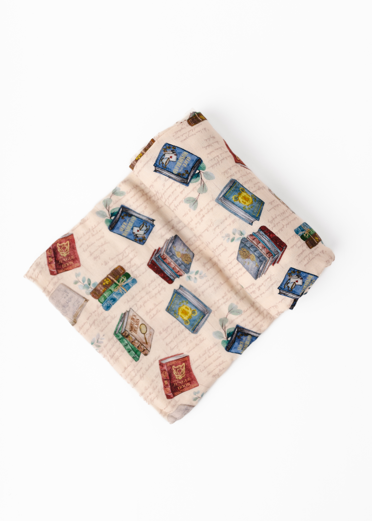 Classic Books Swaddle Blanket