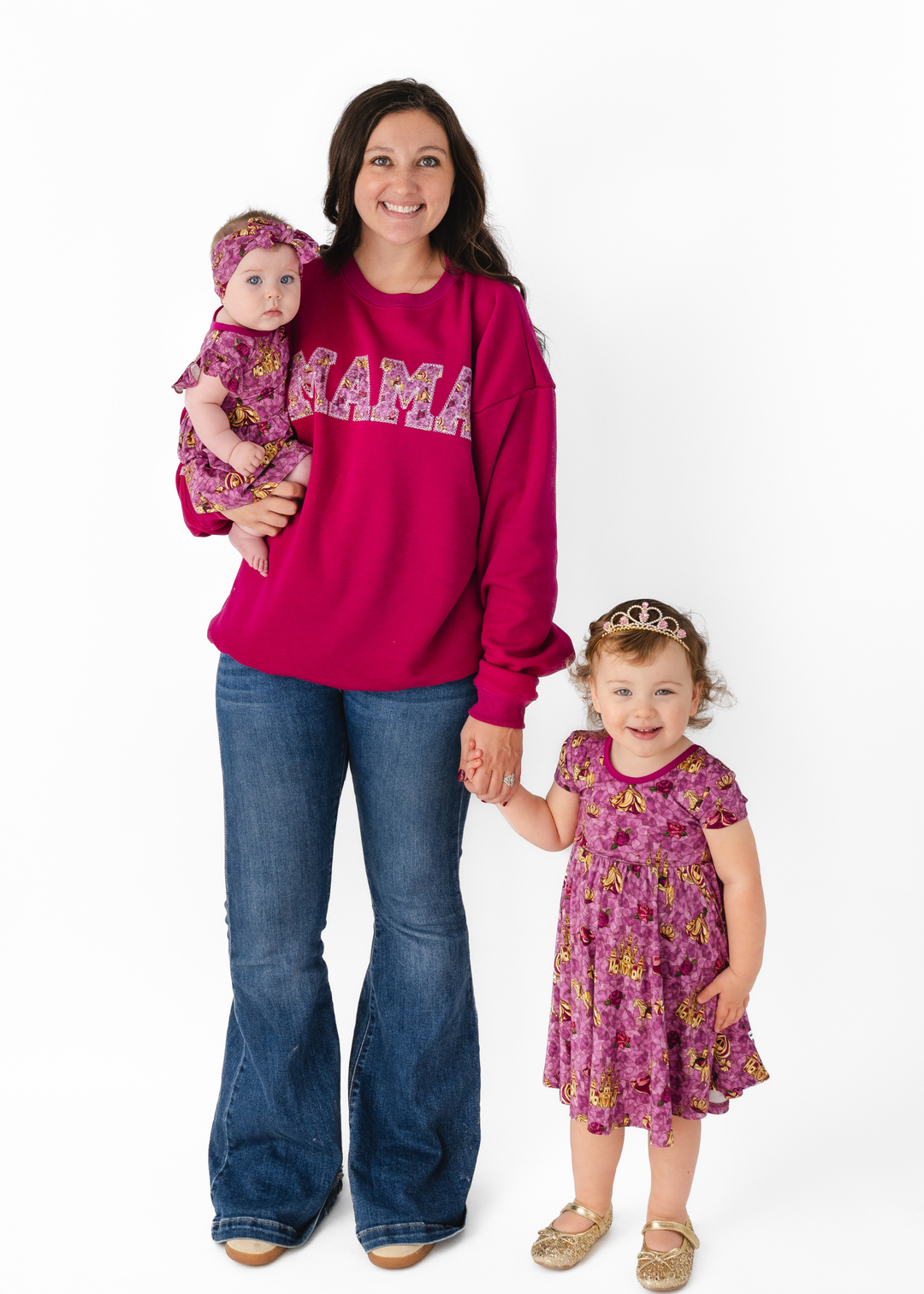 MAMA Crewneck Sweatshirt - Royal Stained Glass