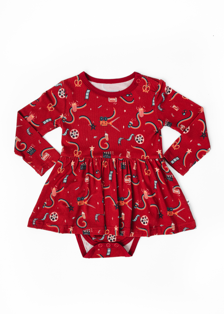 Movie Night Bamboo Baby Dress