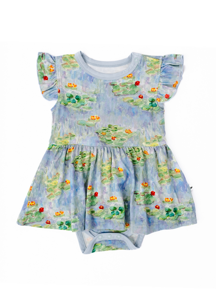 Water Lilies Flutter Dress