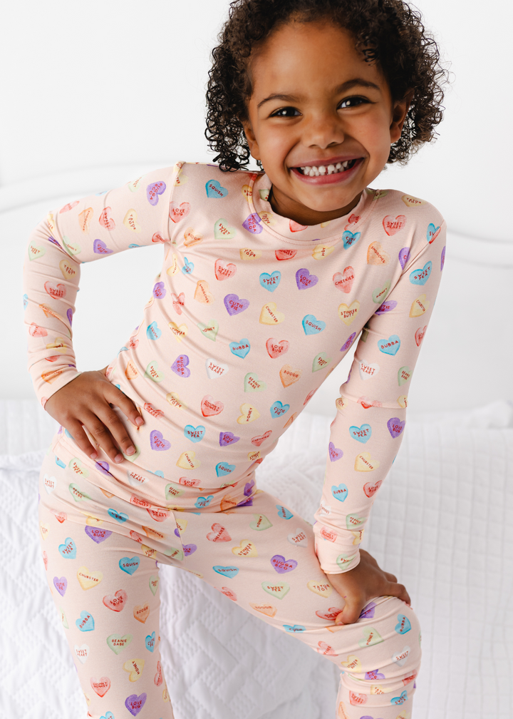 Sweetheart Pink Bamboo Jammies