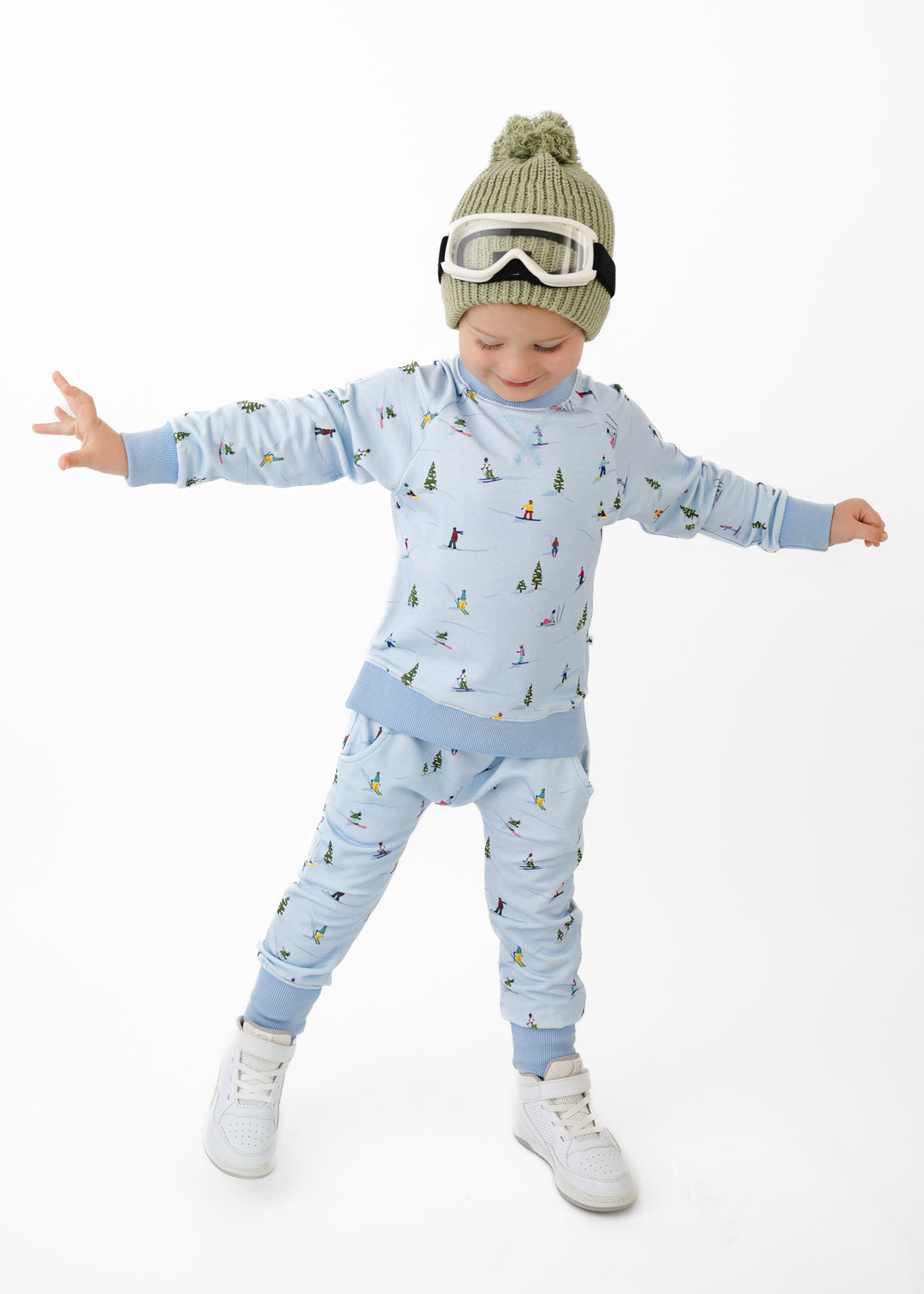 Skiing Kids Jogger Set