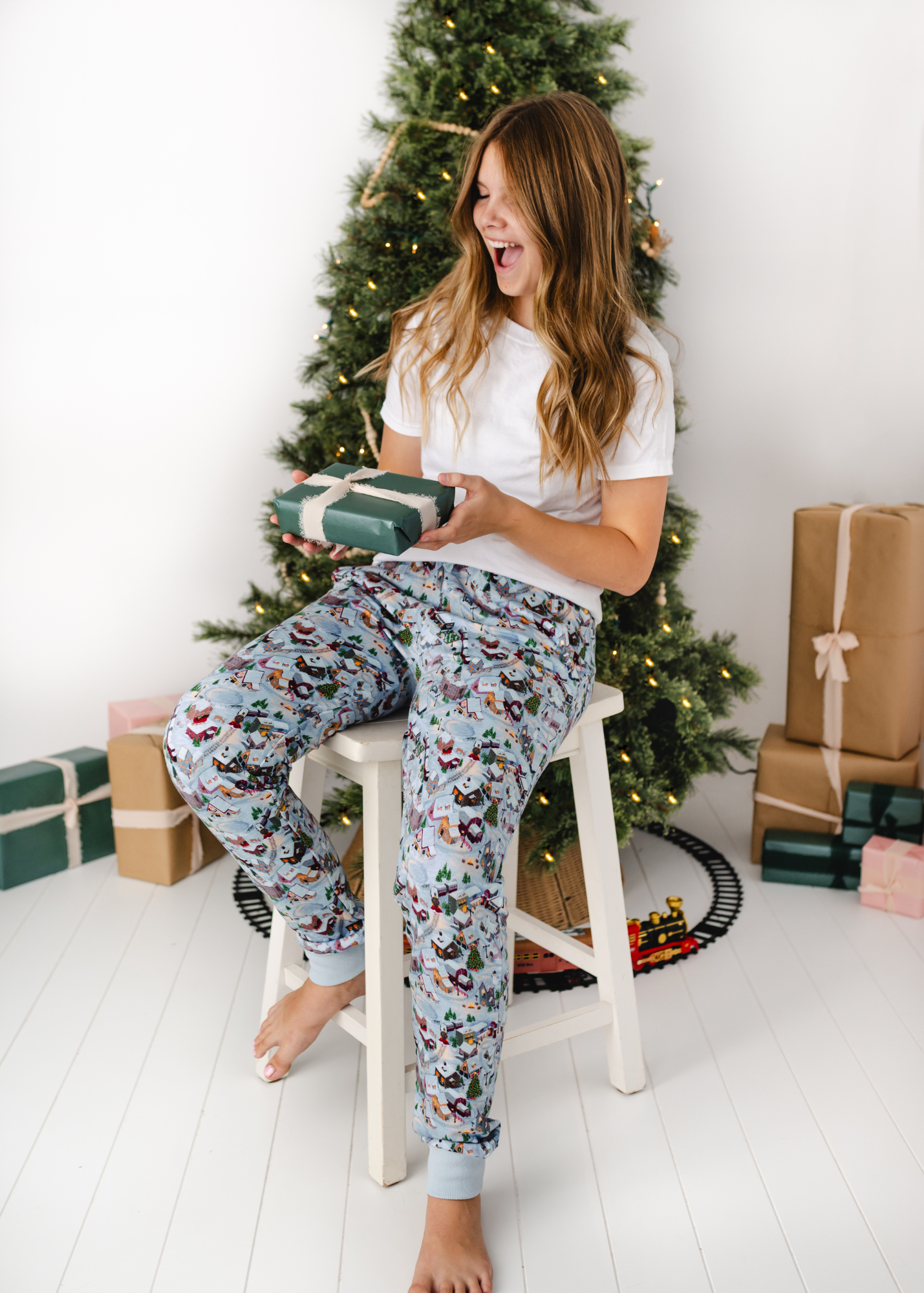 Christmas Village Adult Unisex Jogger Pants