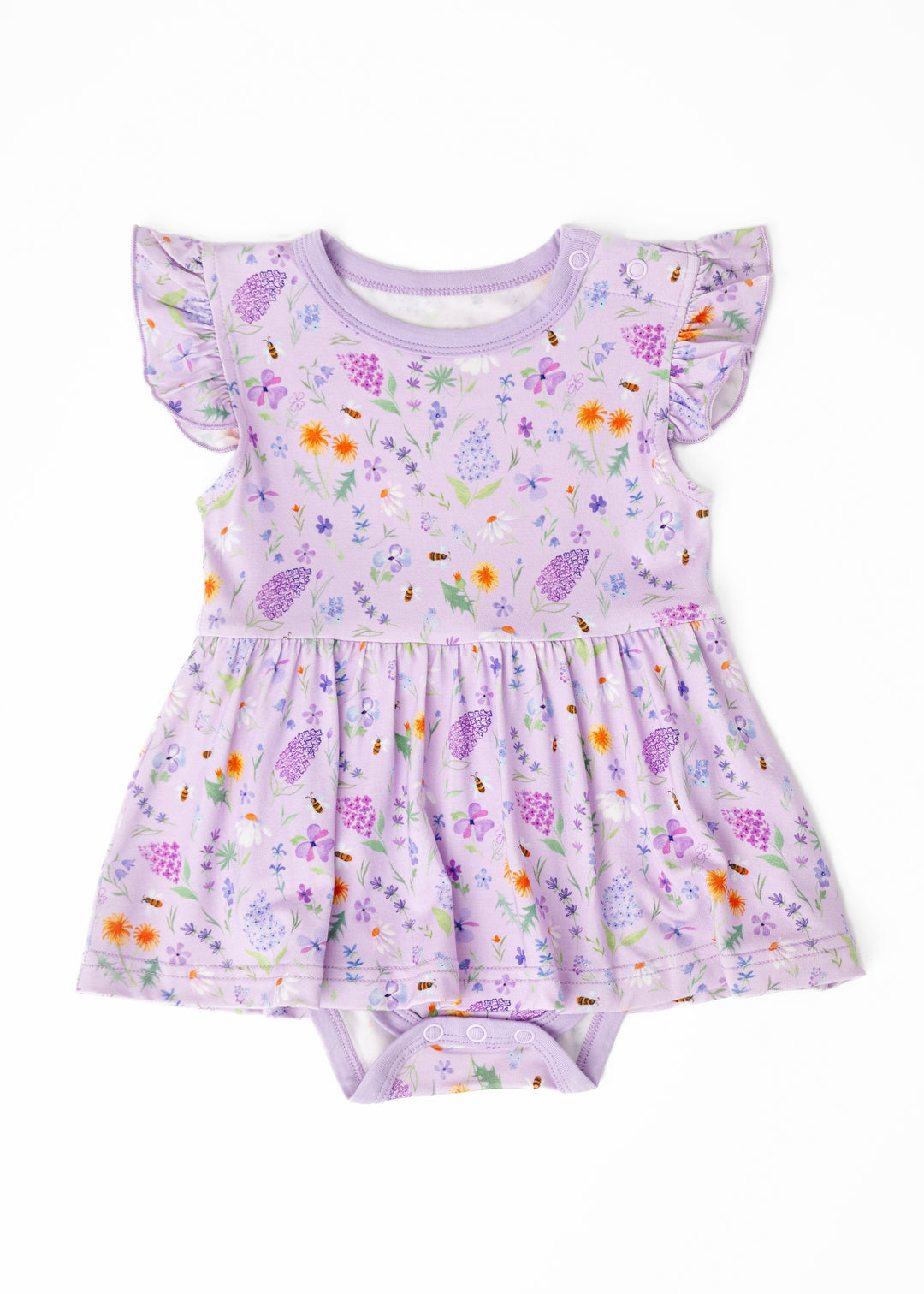 Gigi Floral Bamboo Flutter Dress