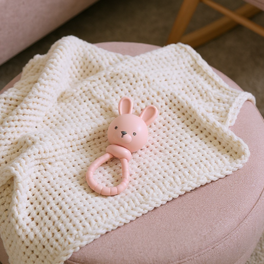 Pink Bunny Sweetie Rattle™ Itzy Ritzy
