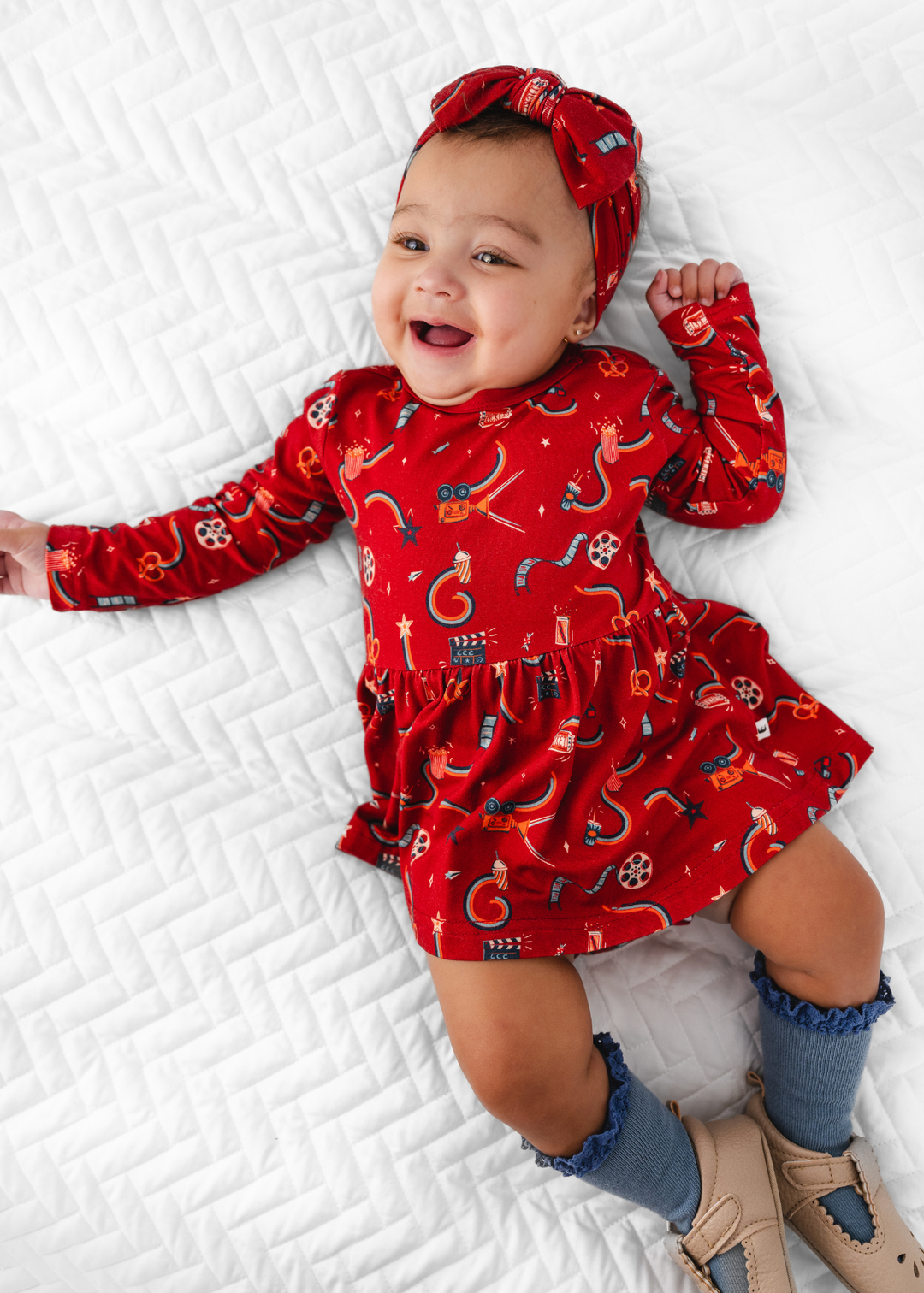 Movie Night Bamboo Baby Dress