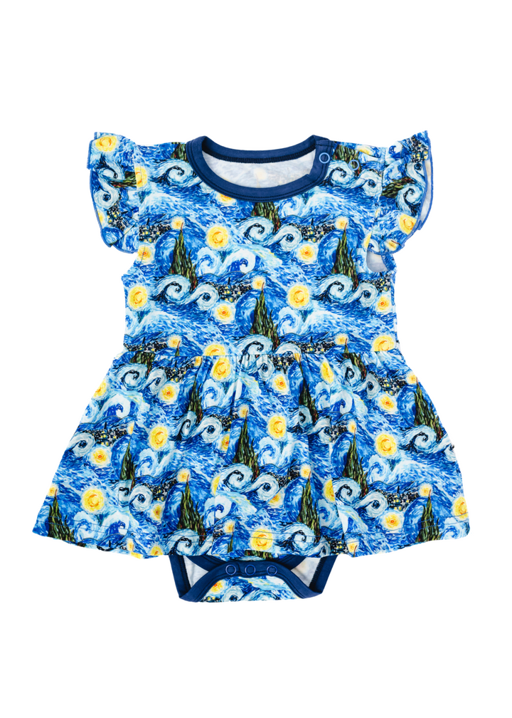 Starry Night Flutter Dress