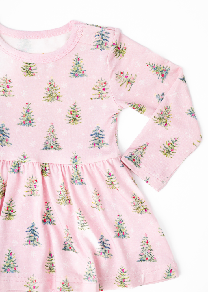 *PREORDER* Pretty Pink Christmas Baby Dress
