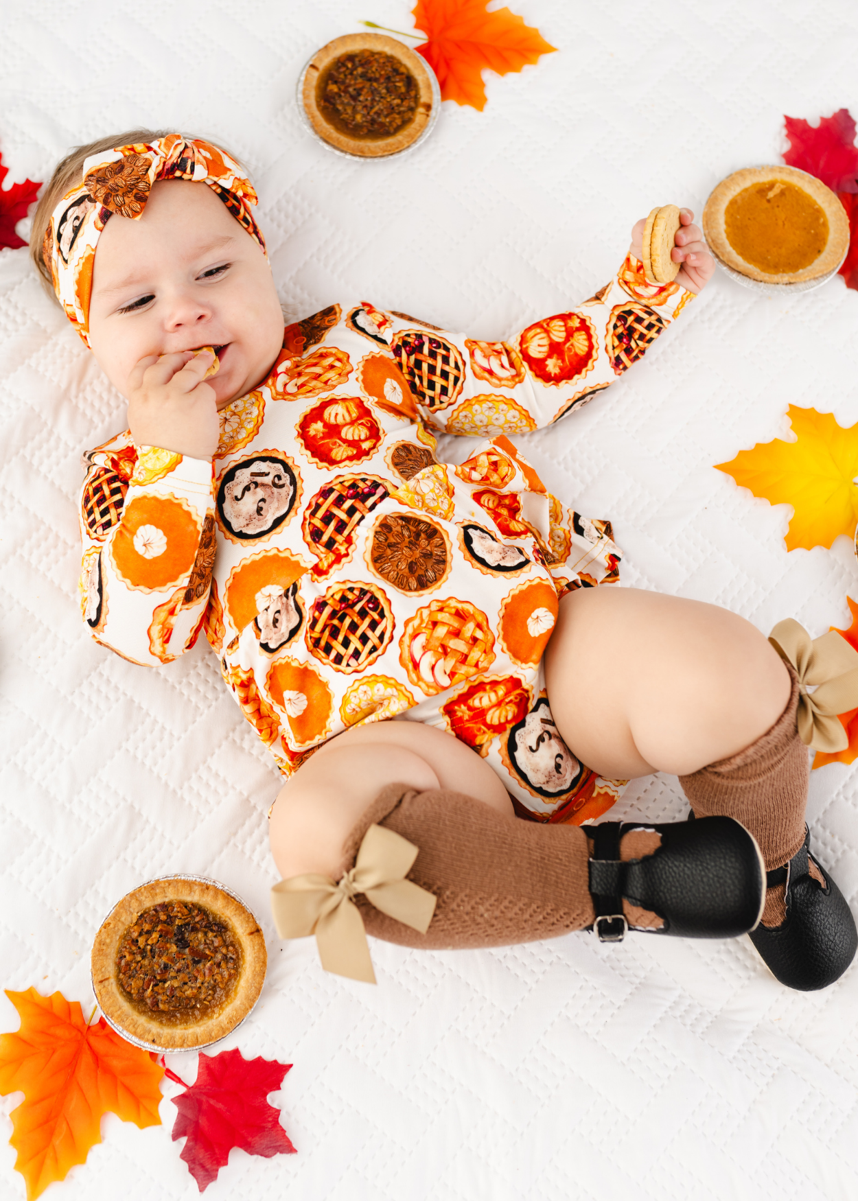 Cutie Pie Thanksgiving Baby Dress