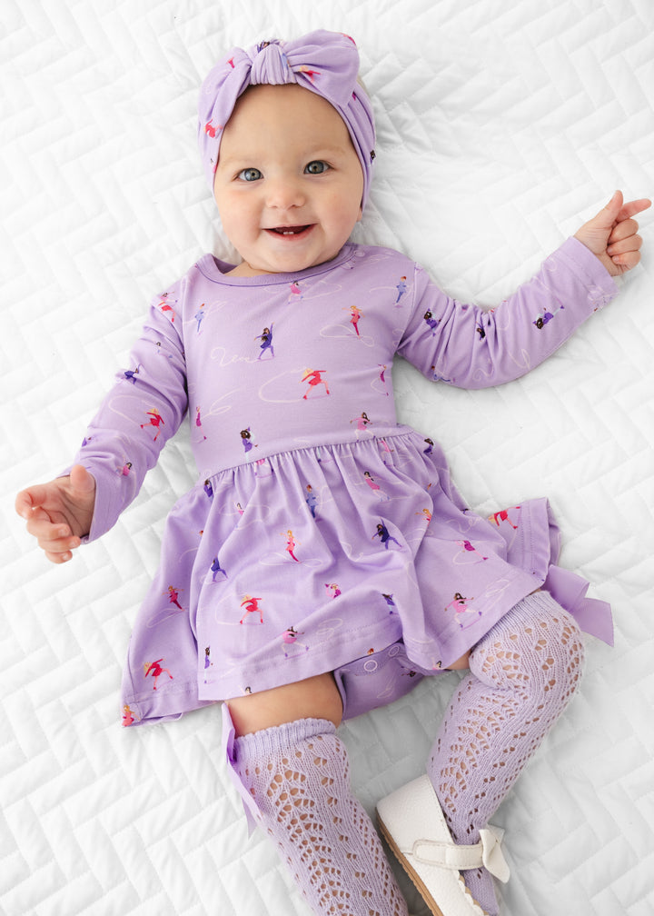 Ice Skating Baby Dress