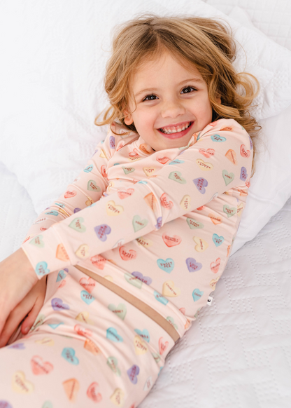 Sweetheart Pink Bamboo Jammies