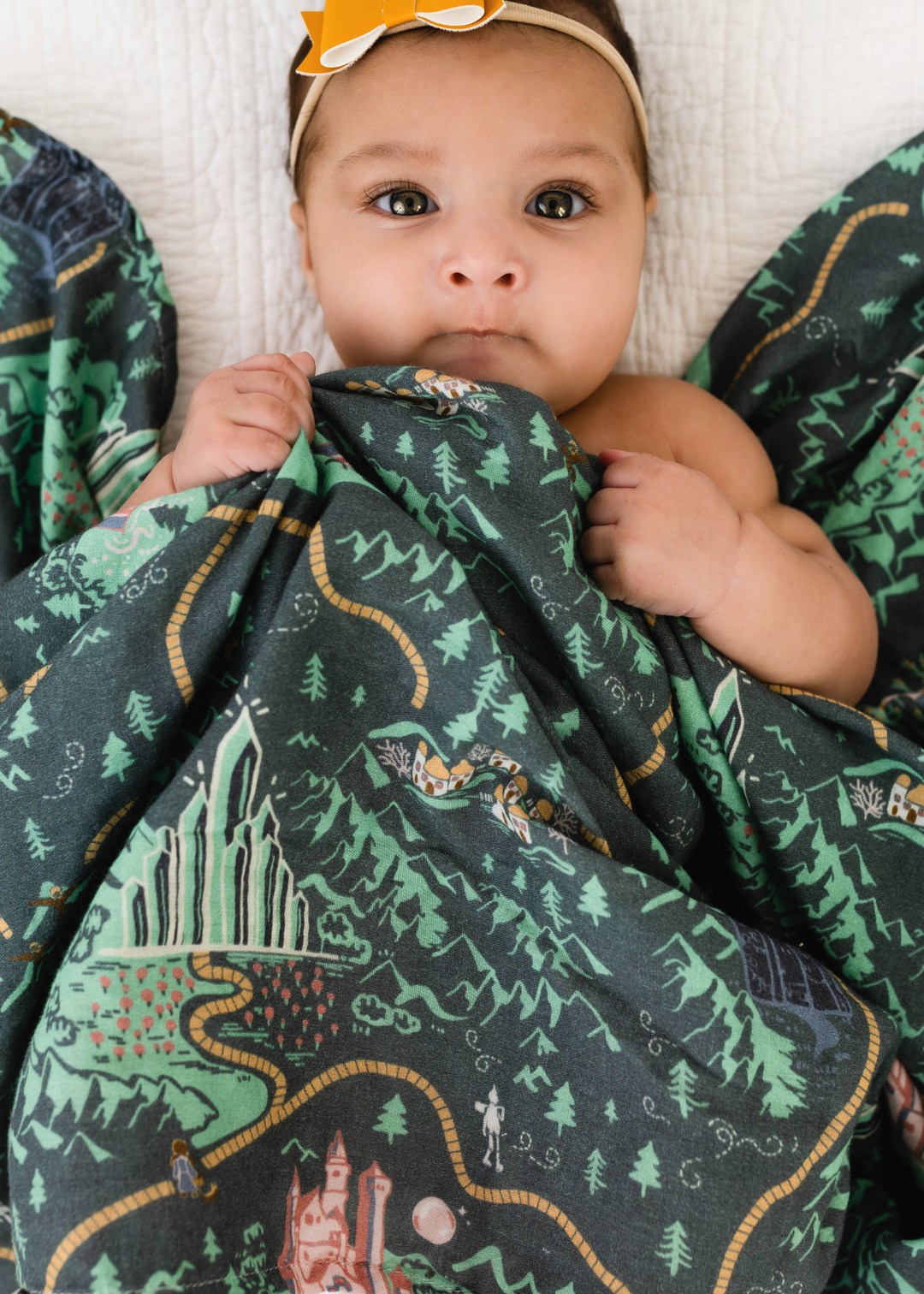 Emerald City Swaddle Blanket