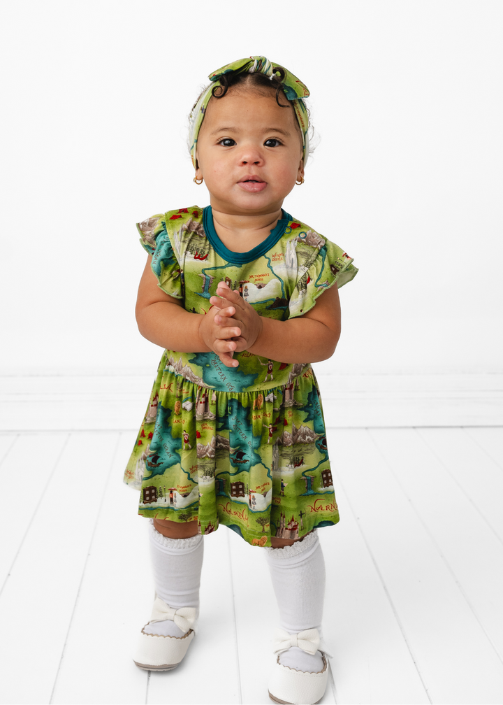 Land of Narnia® Baby Flutter Dress