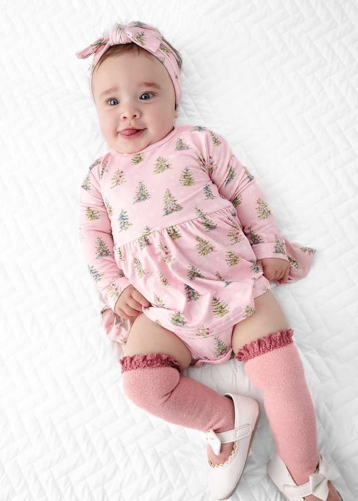 *PREORDER* Pretty Pink Christmas Baby Dress