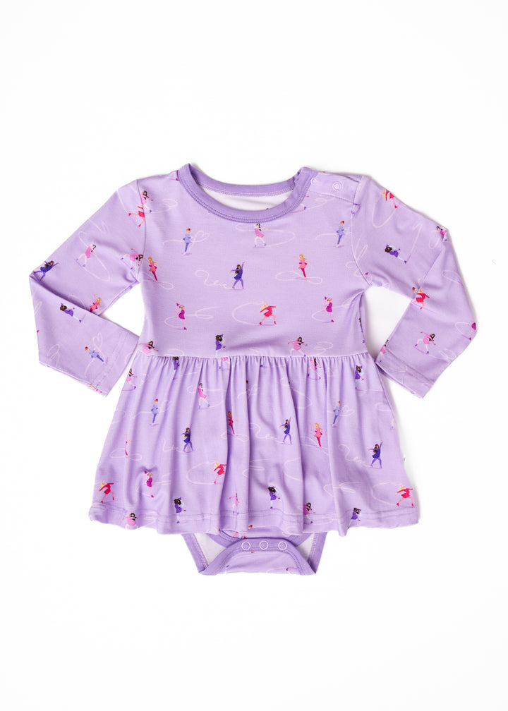 Ice Skating Baby Dress