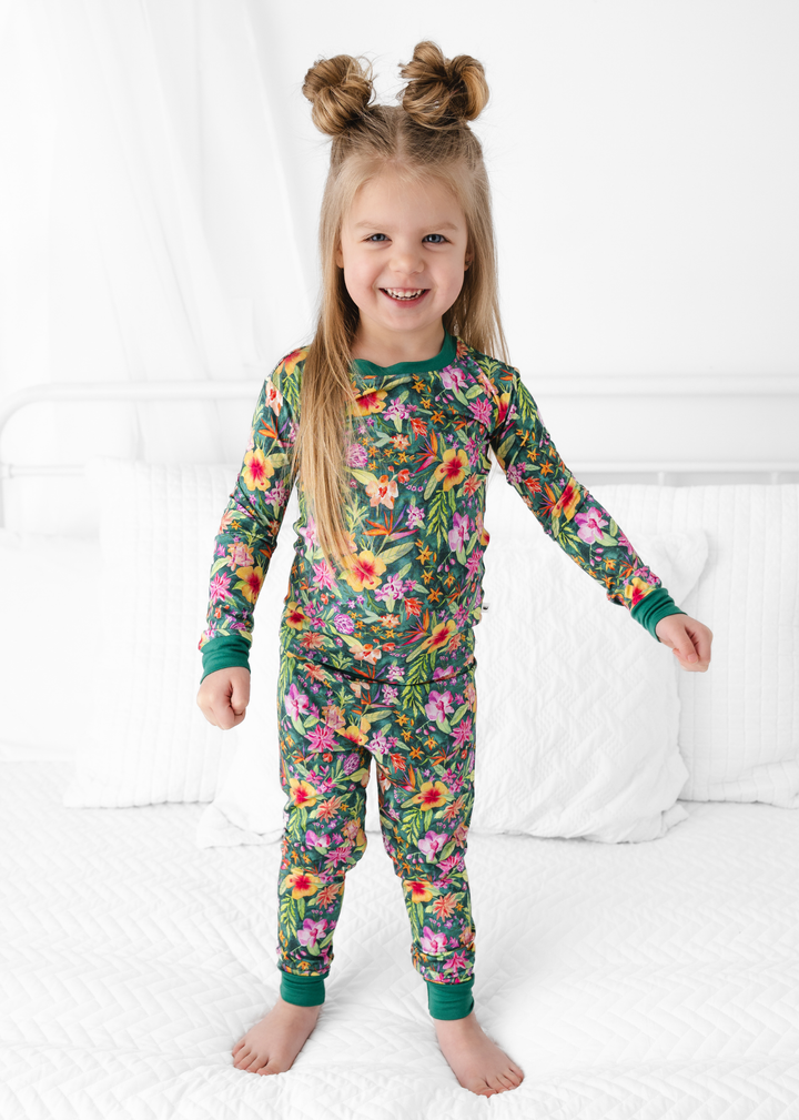 Ashley Floral Bamboo Pajama Set