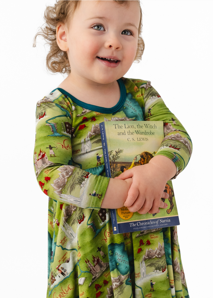 The Chronicles of Narnia® Bamboo Long Sleeve Twirl Dress