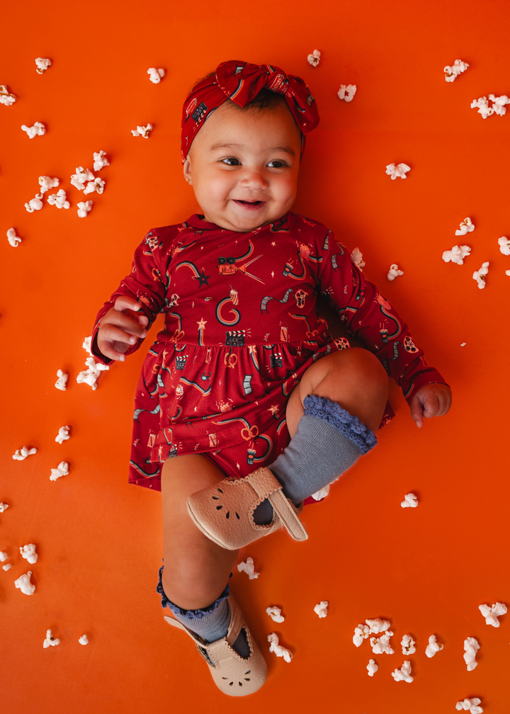 Movie Night Bamboo Baby Dress