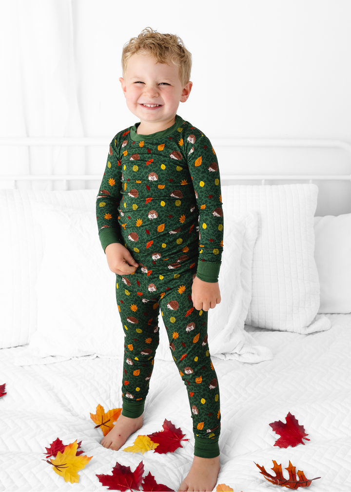 Hedgehogs Kids Bamboo Pajama Set