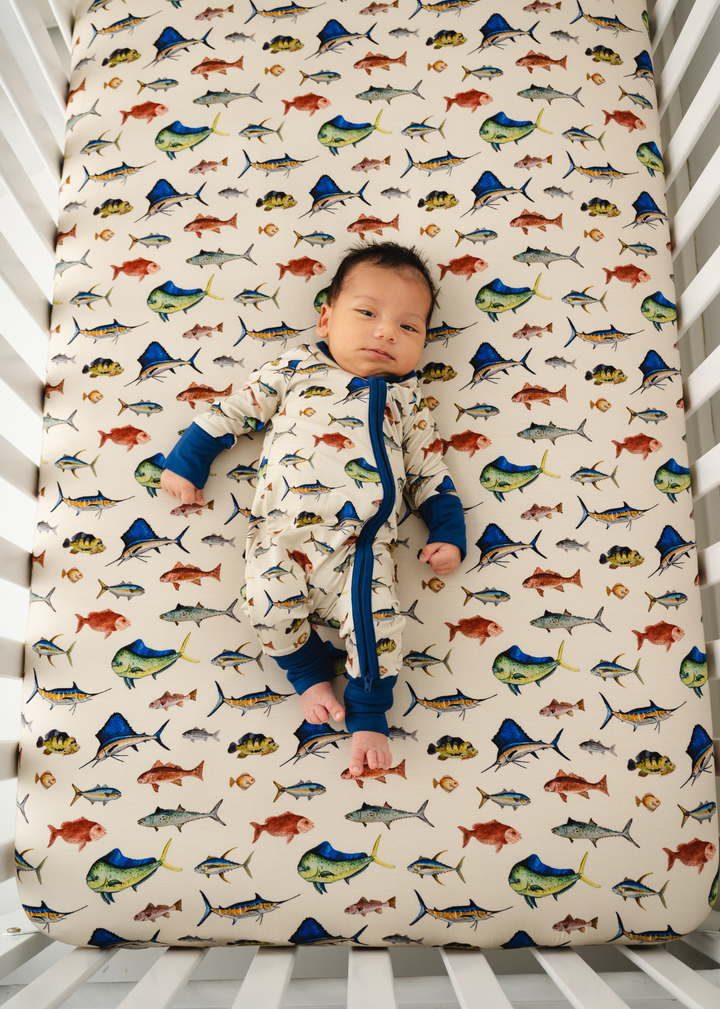 Deep Sea Fishing Zippered Bamboo Sleeper