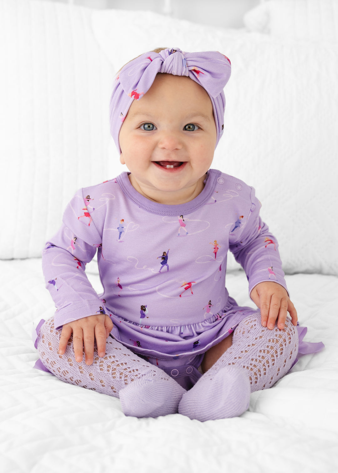 Ice Skating Baby Dress