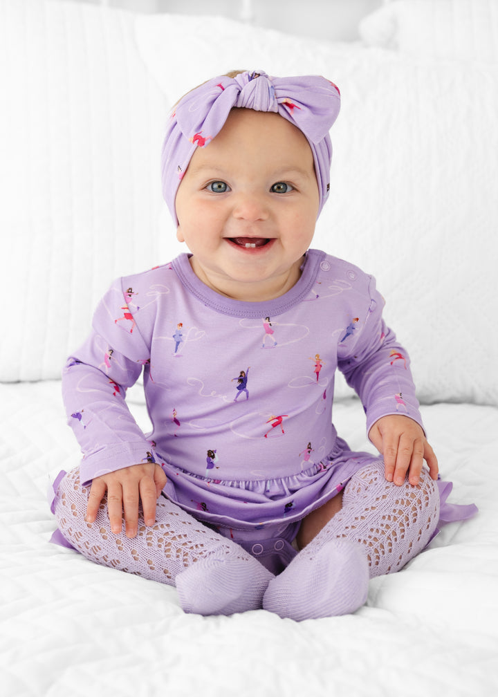 Ice Skating Baby Dress