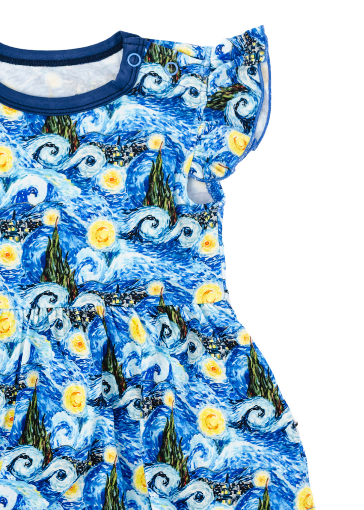 Starry Night Flutter Dress