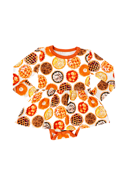 Cutie Pie Thanksgiving Baby Dress