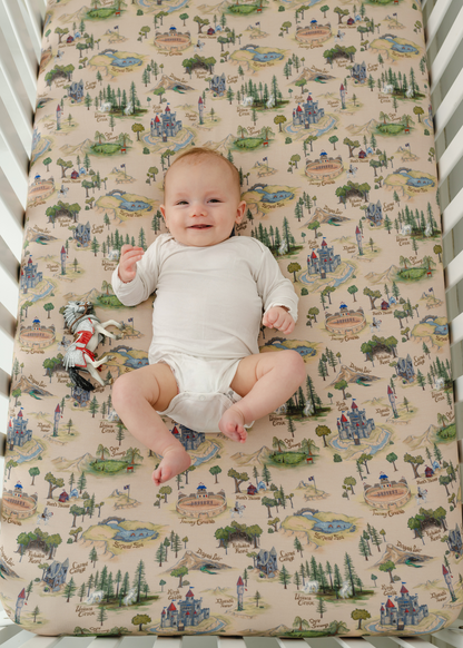 Fantasy Forest Bamboo Crib Sheet