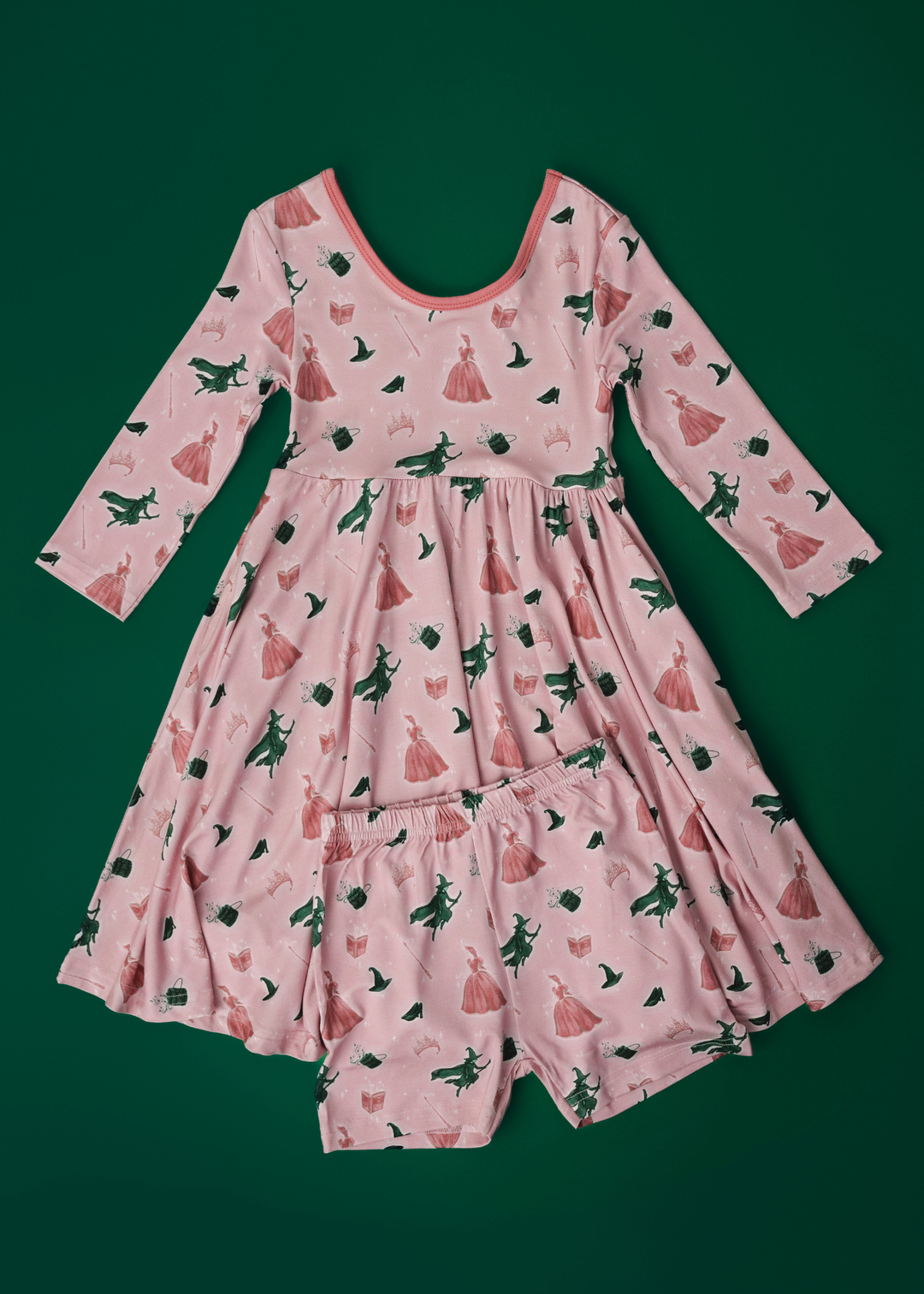 Good Witch Bad Witch Long Sleeve Twirl Dress