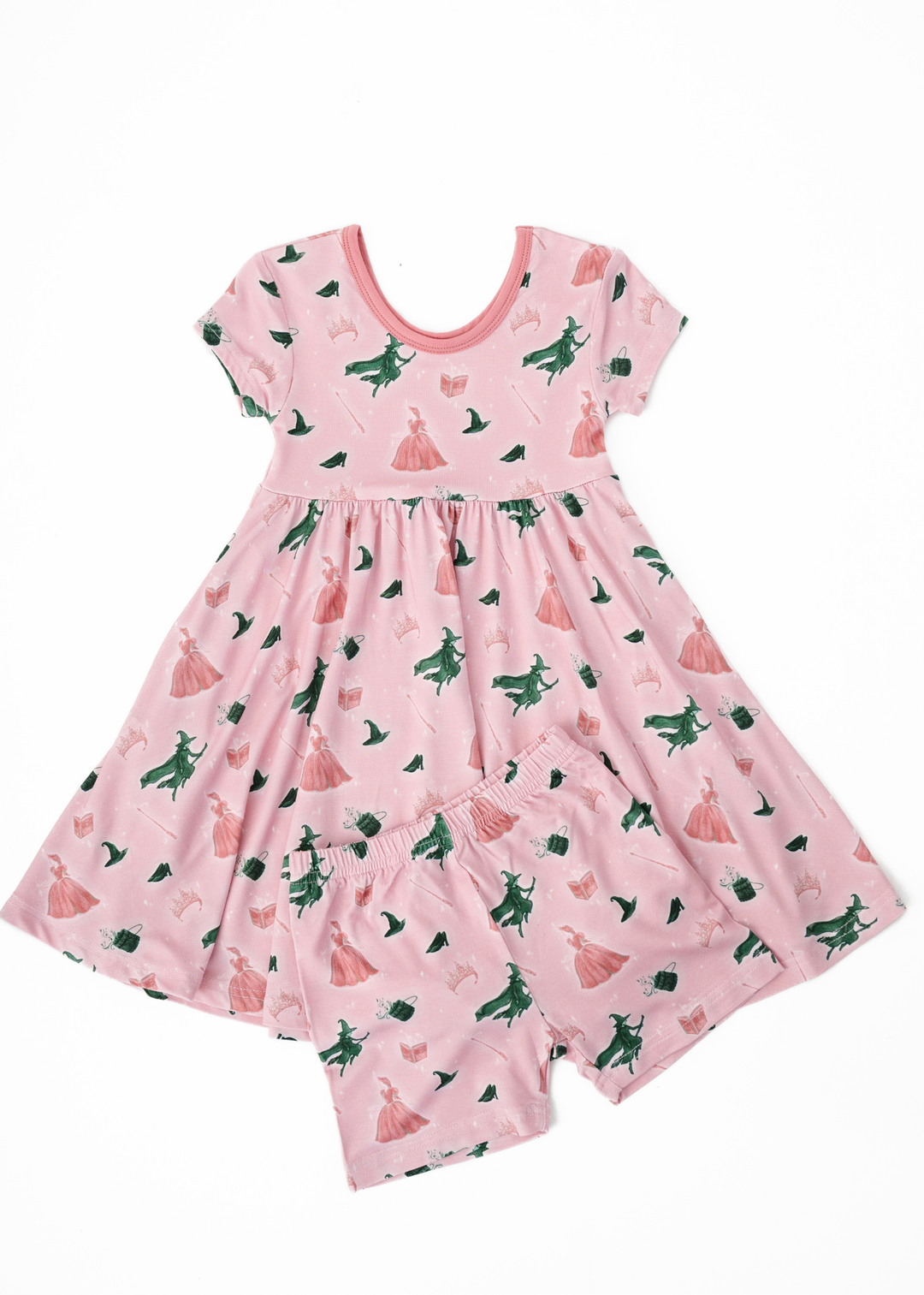 Good Witch Bad Witch Short Sleeve Twirl Dress