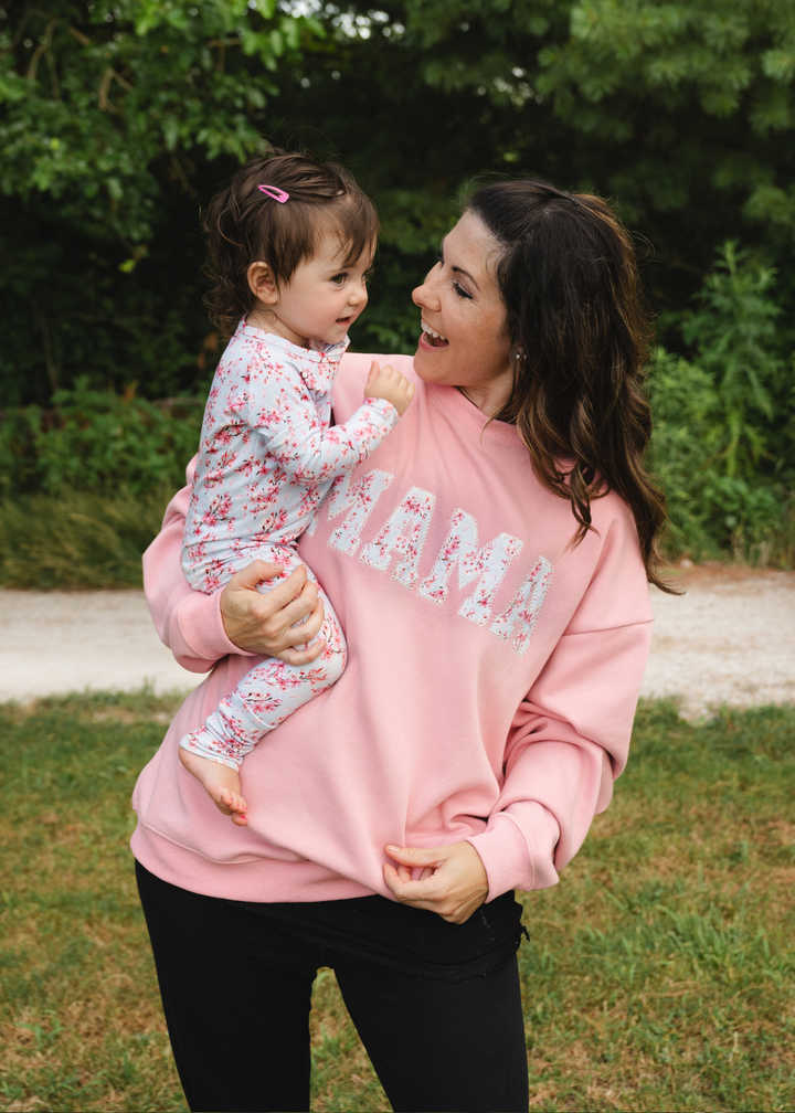 MAMA Crewneck Sweatshirt - Cherry Blossom