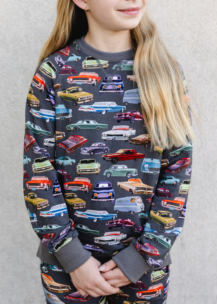 Vintage Cars Jogger Set