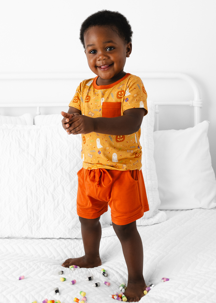 Trick or Treat Pocket Tee &amp; Short Set