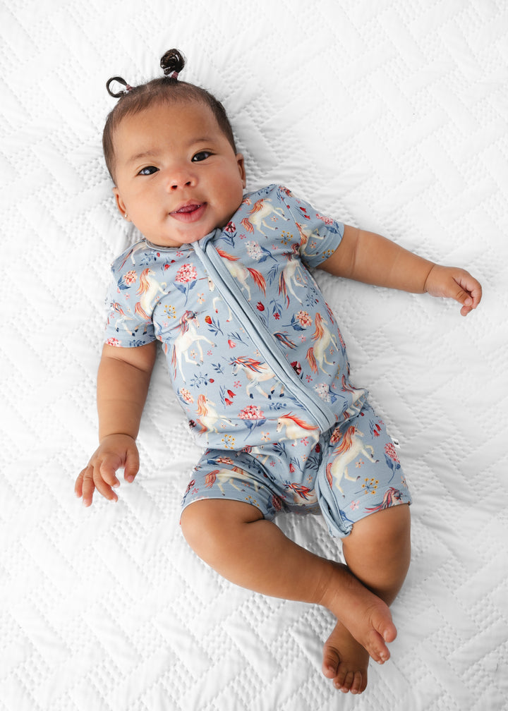 Unicorns Shortie Romper