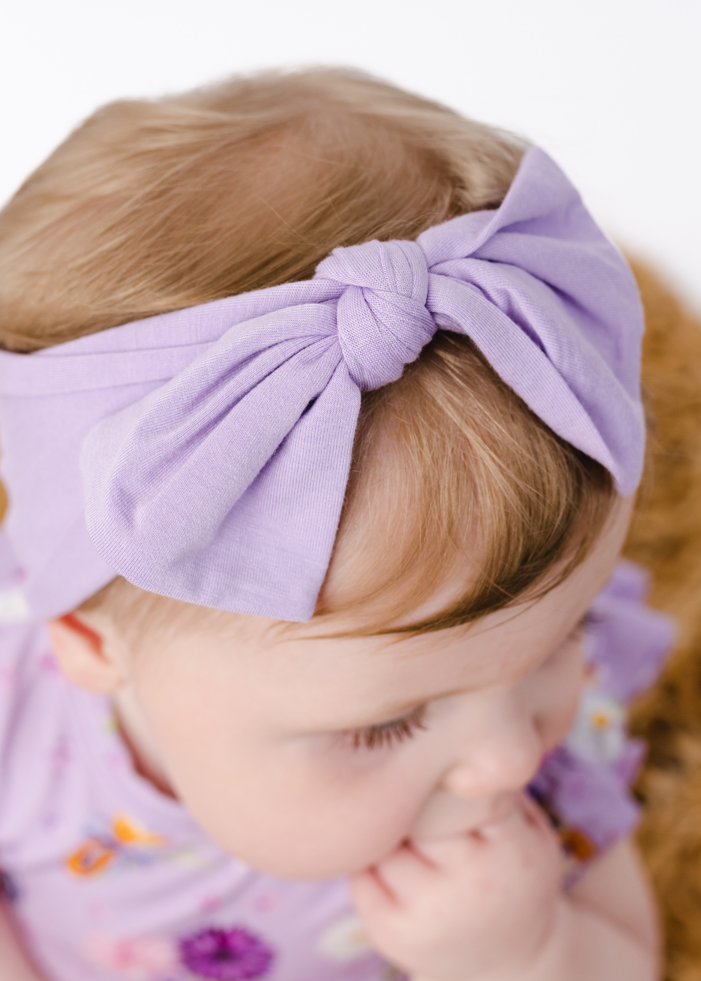 Lavender Hair Bow