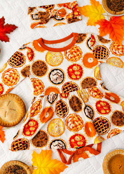 Cutie Pie Thanksgiving Baby Dress